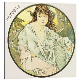 Magnettafel Die Monate - Oktober (Octobre)