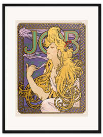 Gerahmter Kunstdruck Job, blond