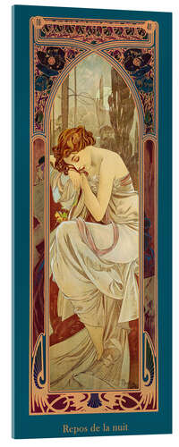 Acrylic print The Four Times of the Day - Night's Rest (Repos de la nuit), 1899