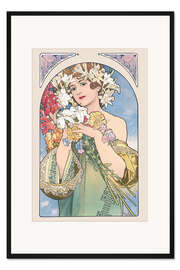 Gerahmter Kunstdruck Blume, natur