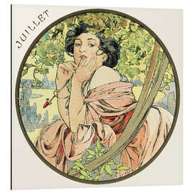 Magnettafel Die Monate - Juli (Juillet)