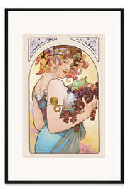 Gerahmter Kunstdruck Früchte, natur