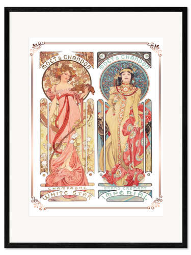 Framed art print Moet & Chandon, collage