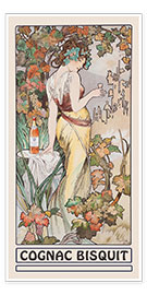 Poster  Cognac Bisquit - Alfons Mucha