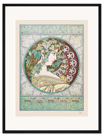 Gerahmter Kunstdruck Efeu