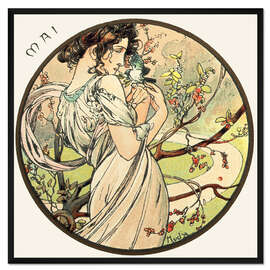 Gerahmter Kunstdruck Die Monate - Mai