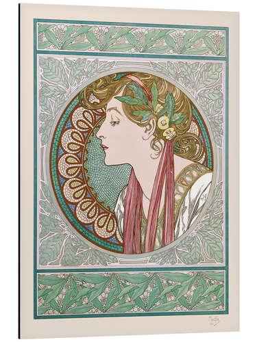 Aluminium print Laurel