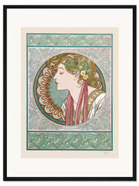 Gerahmter Kunstdruck Lorbeer