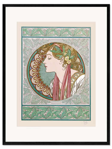 Impresión de arte enmarcada Laurel
