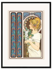 Framed art print The Feather, decorative