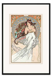 Gerahmter Kunstdruck Die Vier Künste - Musik