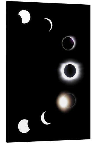 Tableau en aluminium solar eclipse 2006