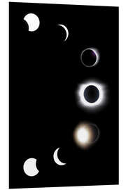 Foam board print solar eclipse 2006