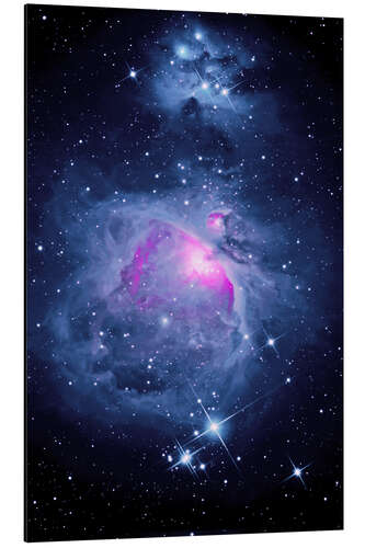 Aluminium print Orion Nebula M 42 and Running Man Nebula