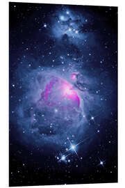 Foam board print Orion Nebula M 42 and Running Man Nebula