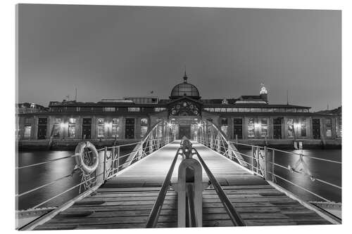 Stampa su vetro acrilico Fish Auction Hall Hamburg Fish Market