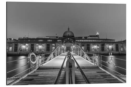 Aluminium print Fish Auction Hall Hamburg Fish Market