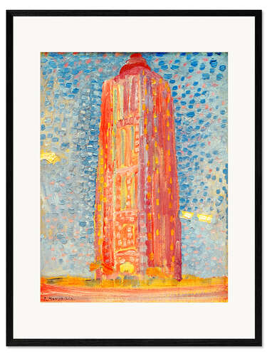 Kehystetty taidepainatus Lighthouse in Westkapelle