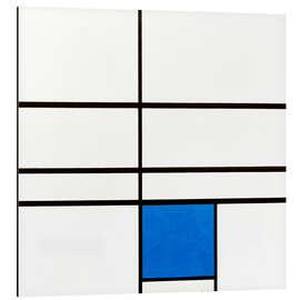 Magnettafel Komposition mit Blau