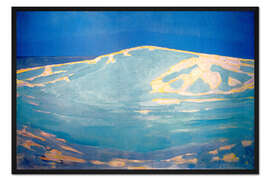 Gerahmter Kunstdruck Sommer, Düne in Zeeland