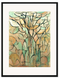 Gerahmter Kunstdruck Die Bäume