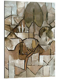 Magnettafel Landschaft mit Bäumen