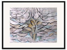 Gerahmter Kunstdruck Blühender Apfelbaum