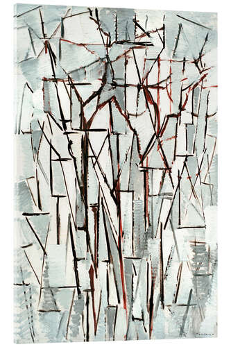 Acrylglas print Composition trees II
