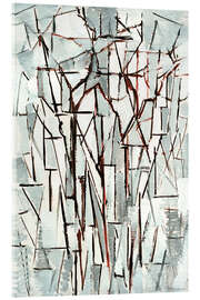 Acrylglas print Composition trees II