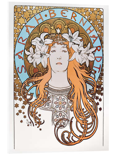 Acrylic print Sarah Bernhardt