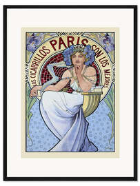 Gerahmter Kunstdruck Los Cigarrillos Paris Maquette, blonde