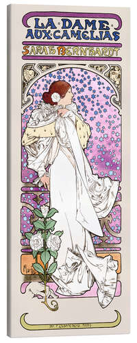 Canvas print La Dame aux Camélias - Sarah Bernhardt