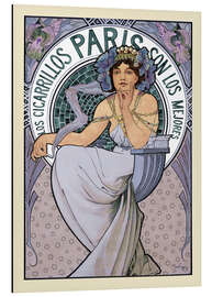 Magnettafel Los Cigarrillos Paris Maquette, brunette