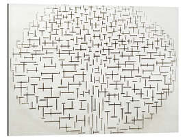 Magnettafel Komposition in Schwarz und Weiß