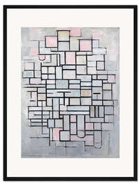 Gerahmter Kunstdruck Komposition Nr. IV