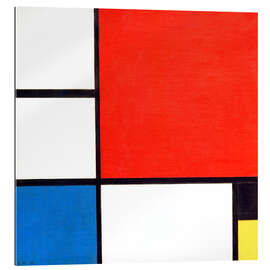 Galleriprint Composition II in Red, Blue, and Yellow