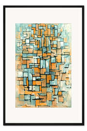 Gerahmter Kunstdruck Tableau No. 1, Linie