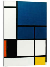 Magnettafel Komposition mit großer blauer Fläche