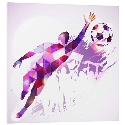 Foam board print Soccer Goalkeeper