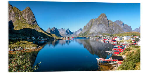 Gallery Print Sommer in Reine, Lofoten