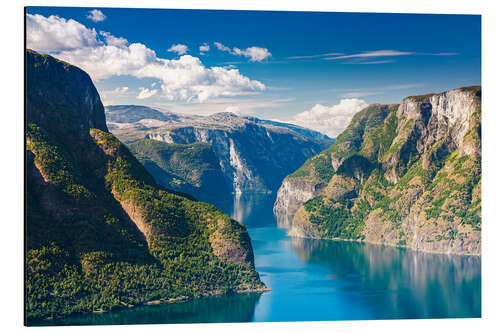 Alubild Norwegen - Aurlandsfjord