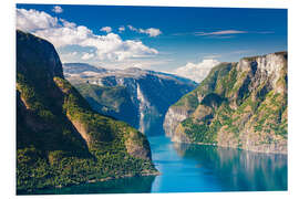 Foam board print Sognefjord - The King of the Fjords