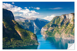 Vinilo para la pared Sognefjord - The King of the Fjords