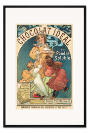 Gerahmter Kunstdruck Chocolat Idéal