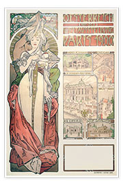 Poster Austria World exhibition, 1900