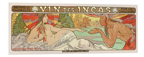 Foam board print Vin Des Incas