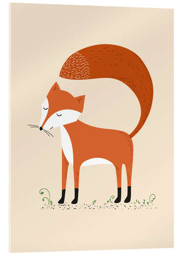 Acrylglas print Fox