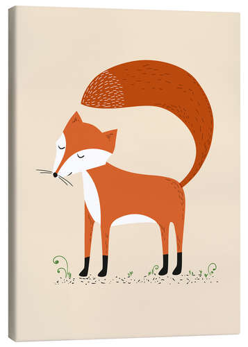 Tableau sur toile Renard