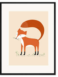 Gerahmter Kunstdruck Fuchs