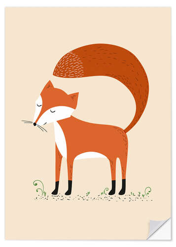 Wall sticker Fox